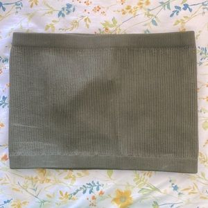 COTTON ON OLIVE CROP TUBE TOP